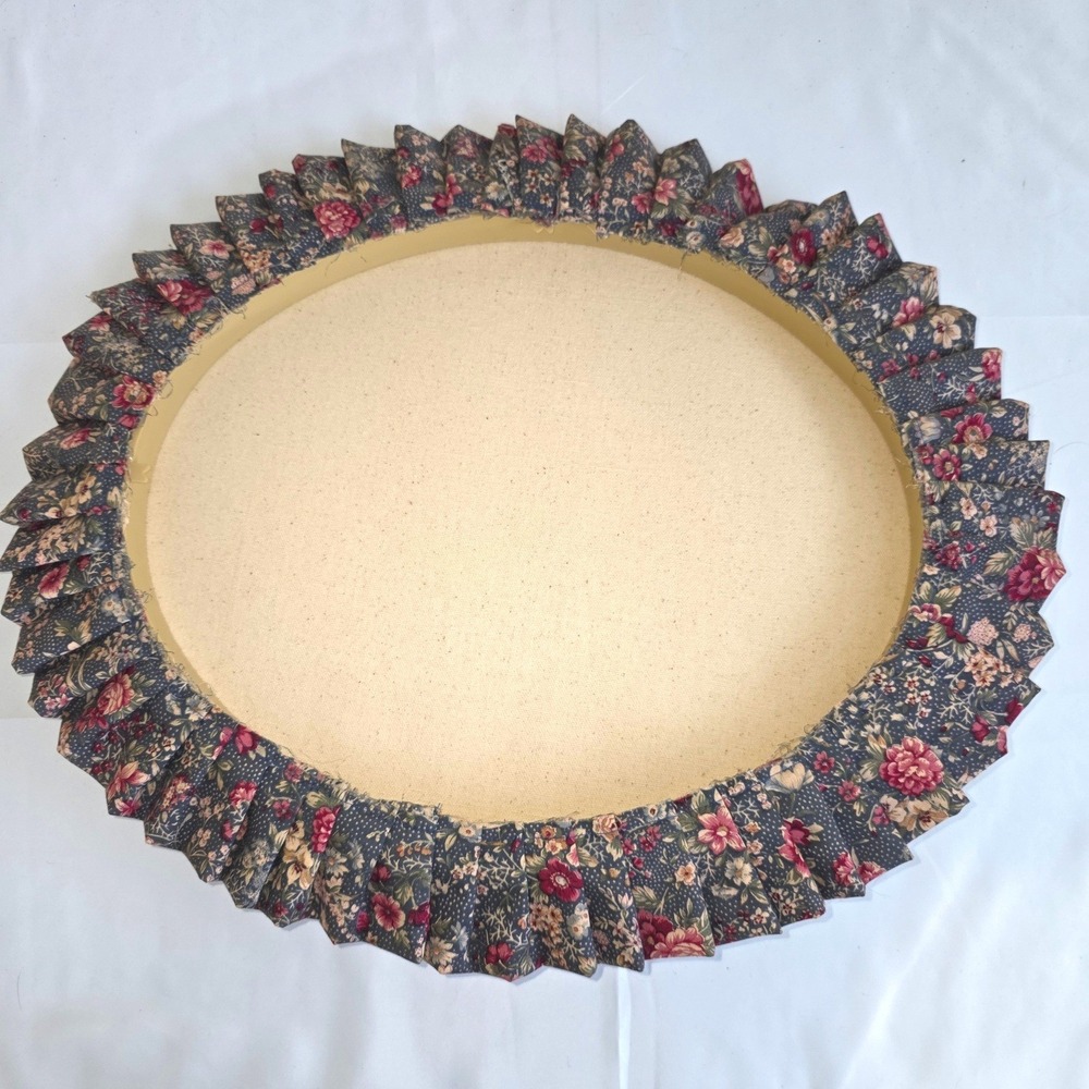 Rare Vintage Sunbonnet Sue 3D Fabric Wall Art Garden Scene‎ Oval Hoop 18in - Picture 5 of 5